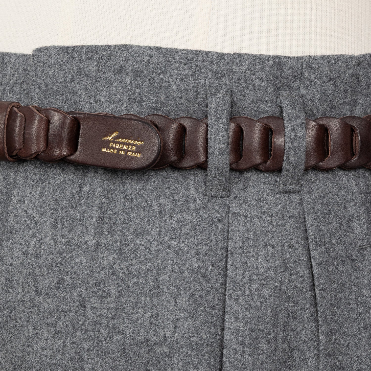Trousers "Cinecittà" made from pure Wool by Drago - handmade